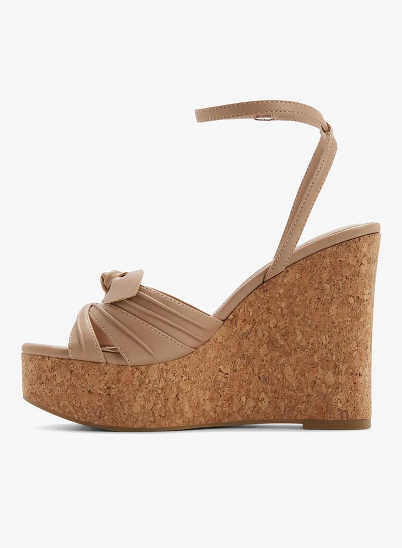 الدو Tainah Ankle Strap High Heel Wedge Sandals